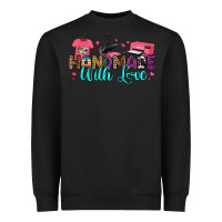 Black handmade with love Heavyweight Sweatshirt - RanaPortraitStore