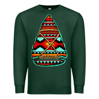 Sports Green aztec arrowhead Premium Sweatshirt - Jasminsmagicworld