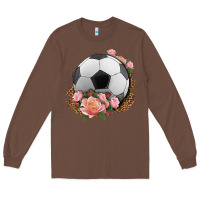Chestnut western soccer with roses Long Sleeve Tee - HRA Design Shop