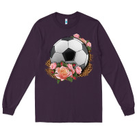 Plum western soccer with roses Long Sleeve Tee - HRA Design Shop