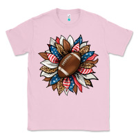 Bubblegum Pink american football sunflower Classic Tee - HRA Design Shop