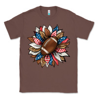 Chestnut american football sunflower Classic Tee - HRA Design Shop