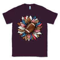Plum american football sunflower Classic Tee - HRA Design Shop