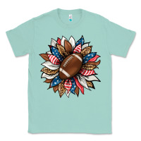 Seafoam american football sunflower Classic Tee - HRA Design Shop