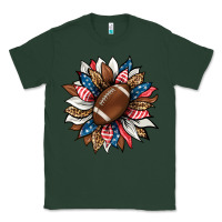 Sports Green american football sunflower Classic Tee - HRA Design Shop