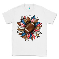 White american football sunflower Classic Tee - HRA Design Shop