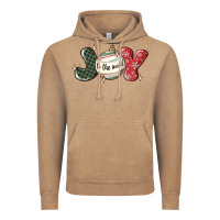Vintage Coffee joy to the world Vintage Hoodie - MaliasSmallBusiness