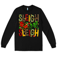 Black sleigh girl sleigh Long Sleeve Tee - AdoDesignShop