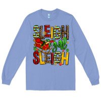 Colony Blue sleigh girl sleigh Long Sleeve Tee - AdoDesignShop