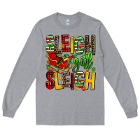 Heather Grey sleigh girl sleigh Long Sleeve Tee - AdoDesignShop
