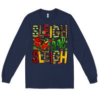 Navy sleigh girl sleigh Long Sleeve Tee - AdoDesignShop