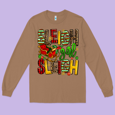 Sleigh Girl Sleigh Long Sleeve Tee Designed By Adodesignshop