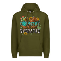 Army Green a country girl can survive Premium Hoodie - MaliasSmallBusiness