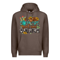 Coffee a country girl can survive Premium Hoodie - MaliasSmallBusiness