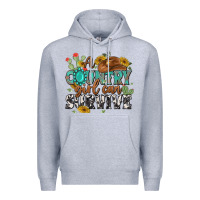 Heather Grey a country girl can survive Premium Hoodie - MaliasSmallBusiness