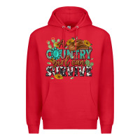 Red a country girl can survive Premium Hoodie - MaliasSmallBusiness
