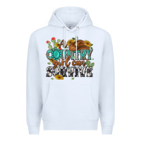 White a country girl can survive Premium Hoodie - MaliasSmallBusiness