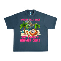 Midnight Navy i might text back Urban Heavy Tee - texasbilliewilder