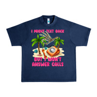 Navy i might text back Urban Heavy Tee - texasbilliewilder