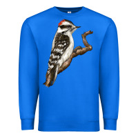 True Royal Downy Woodpecker Premium Sweatshirt - LillyAllenDesigns