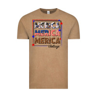 Vintage Coffee merica merica merica vintage Vintage Tee - texasbilliewilder