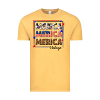 Vintage Mustard merica merica merica vintage Vintage Tee - texasbilliewilder