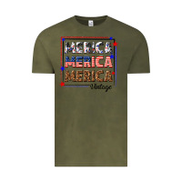 Vintage Olive merica merica merica vintage Vintage Tee - texasbilliewilder