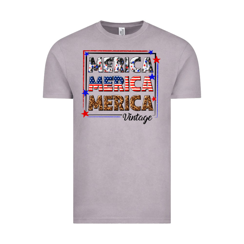 Merica Merica Merica Vintage Vintage Tee by texasbilliewilder | Teevron