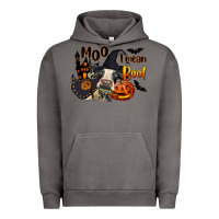 Pigment Tornado Moo I Mean Boo Holstein Cow Urban Hoodie - LillyAllenDesigns