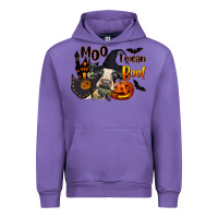 Tulip Moo I Mean Boo Holstein Cow Urban Hoodie - LillyAllenDesigns