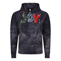 Cloud Black joy christmas lights Vintage Hoodie - MaliasSmallBusiness
