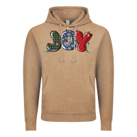 Vintage Coffee joy christmas lights Vintage Hoodie - MaliasSmallBusiness