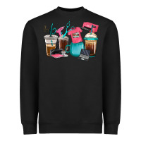 Black crafting coffee cups Heavyweight Sweatshirt - RanaPortraitStore