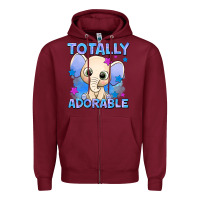 Burgundy totally adorable elephant boy Zipper Hoodie - AdoDesignShop