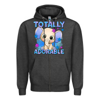 Charcoal Heather totally adorable elephant boy Zipper Hoodie - AdoDesignShop