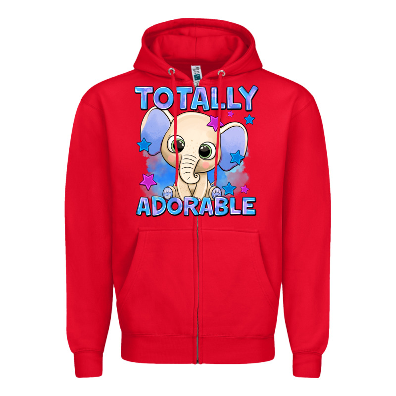 Totally Adorable Elephant Boy Zipper Hoodie by AdoDesignShop | Teevron