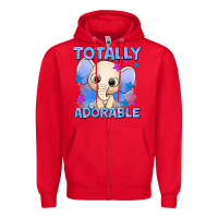 Red totally adorable elephant boy Zipper Hoodie - AdoDesignShop