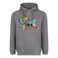 Storm he is risen cross Heavyweight Hoodie - BarkalooDesign