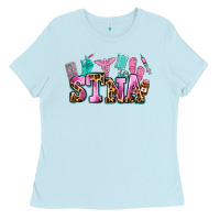 Baby Blue stna Ladies Tee - AdoDesignShop