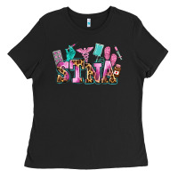 Black stna Ladies Tee - AdoDesignShop