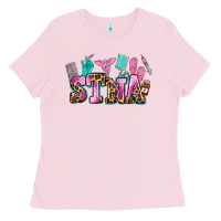 Bubblegum Pink stna Ladies Tee - AdoDesignShop