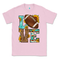 Bubblegum Pink western love american football Classic Tee - HRA Design Shop