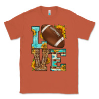 Copper western love american football Classic Tee - HRA Design Shop