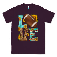 Plum western love american football Classic Tee - HRA Design Shop