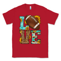 Red western love american football Classic Tee - HRA Design Shop