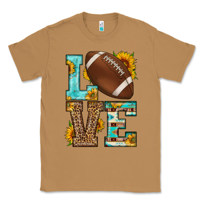 Western Love American Football Classic Tee by HRA Design Shop | Teevron