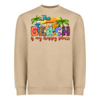 Mushroom the beach is my happy place Heavyweight Sweatshirt - RanaPortraitStore