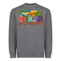 Storm the beach is my happy place Heavyweight Sweatshirt - RanaPortraitStore