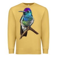 Antique Gold Rivoli`s Hummingbird Premium Sweatshirt - LillyAllenDesigns