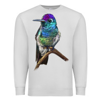 Dove Grey Rivoli`s Hummingbird Premium Sweatshirt - LillyAllenDesigns